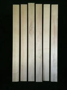 Bunya Pine guitar bracings
