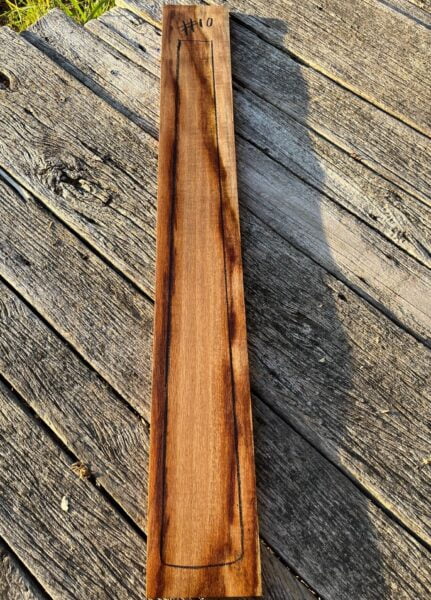 Jamaican Fiddlewood Fretboard