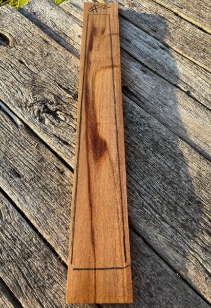 Jamaican Fiddlewood Fretboard