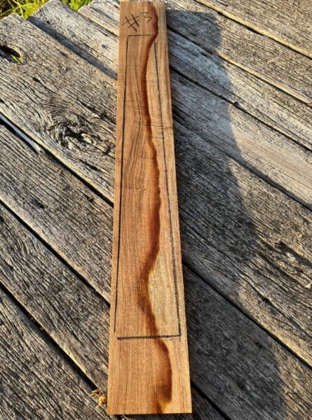 Jamaican Fiddlewood Fretboard