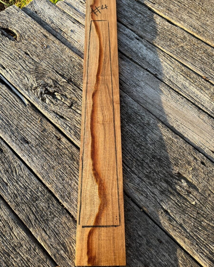 Jamaican Fiddlewood Fretboard