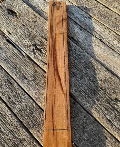 Jamaican Fiddlewood Fretboard