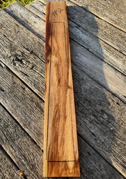 Jamaican Fiddlewood Fretboard