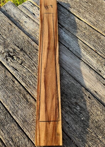 Jamaican Fiddlewood Fretboard