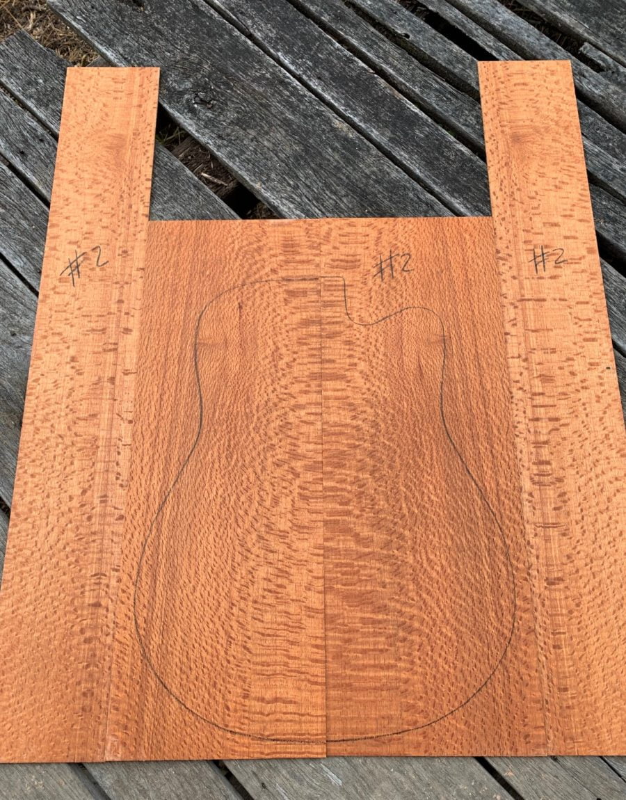 Australian Lacewood Back and Sides