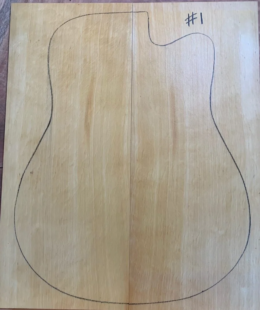 Instrument timber for guitar making