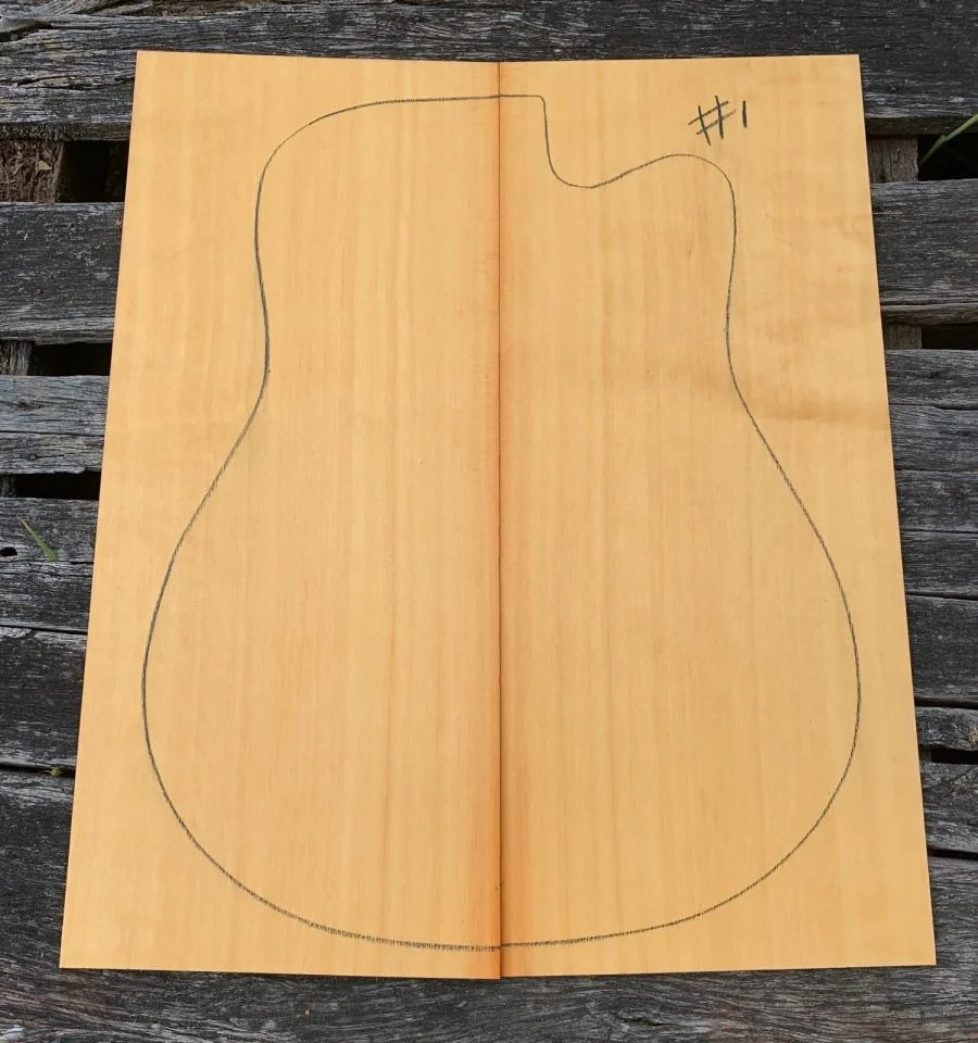 Acoustic guitar tonewood