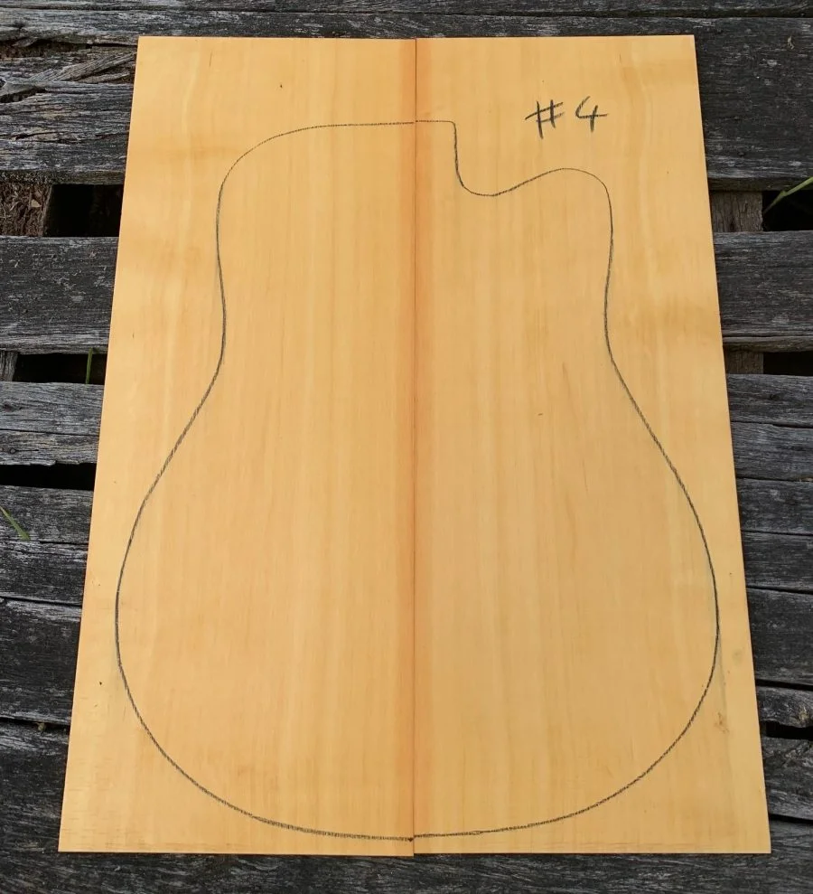 Acoustic guitar tonewood