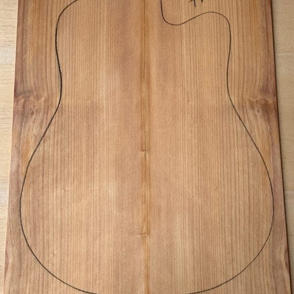 Acoustic guitar soundboard tonewood