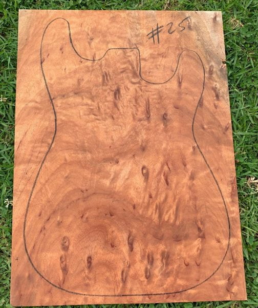 Timber for guitar making