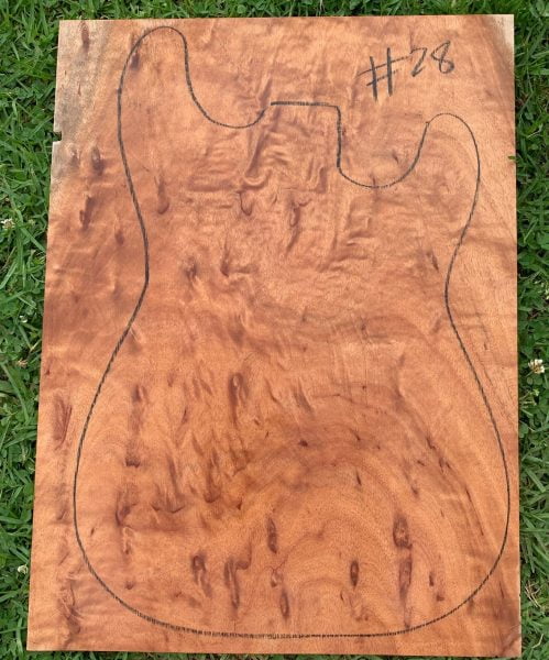 Timber for guitar making