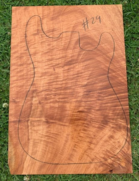 Timber for guitar making