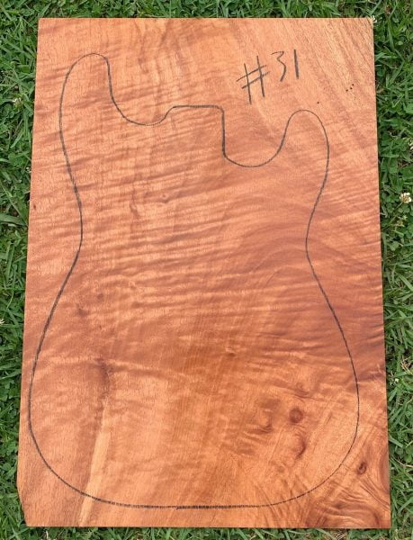 Timber for guitar making