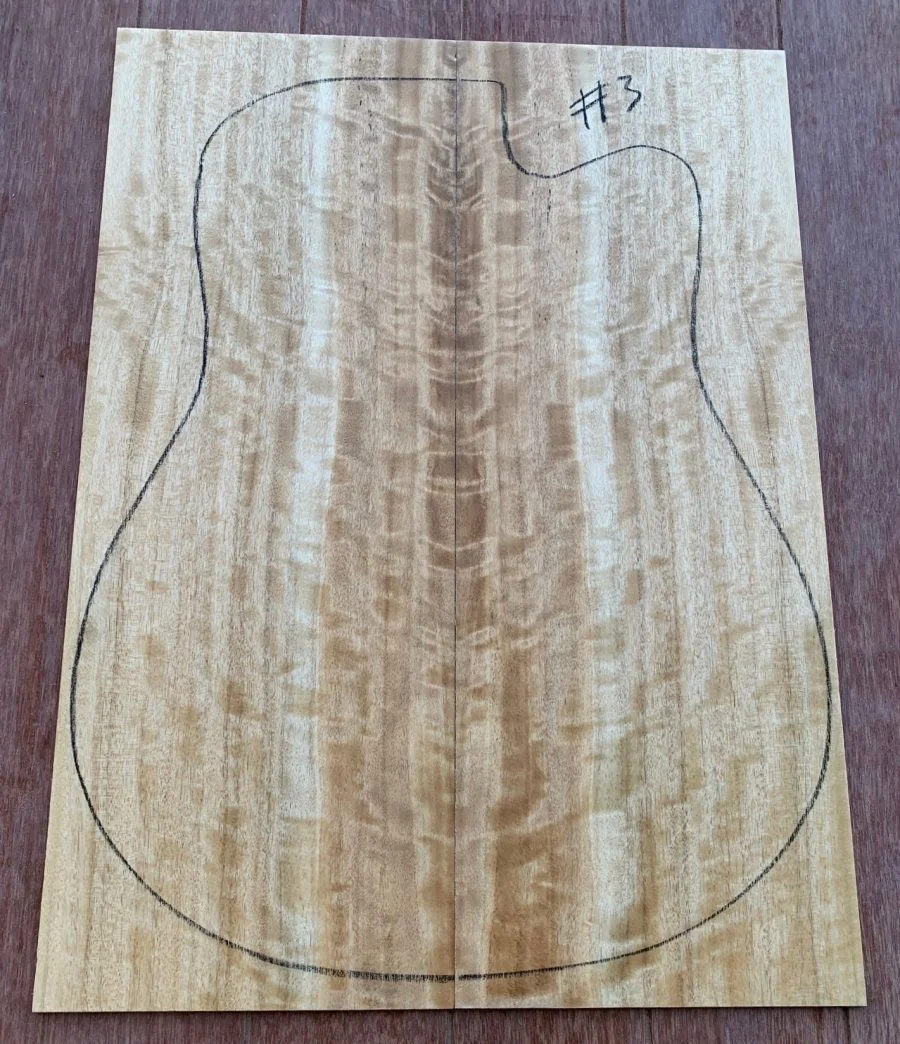 Acoustic guitar soundboard