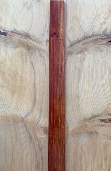 Red New Guinea Rosewood Fretboard