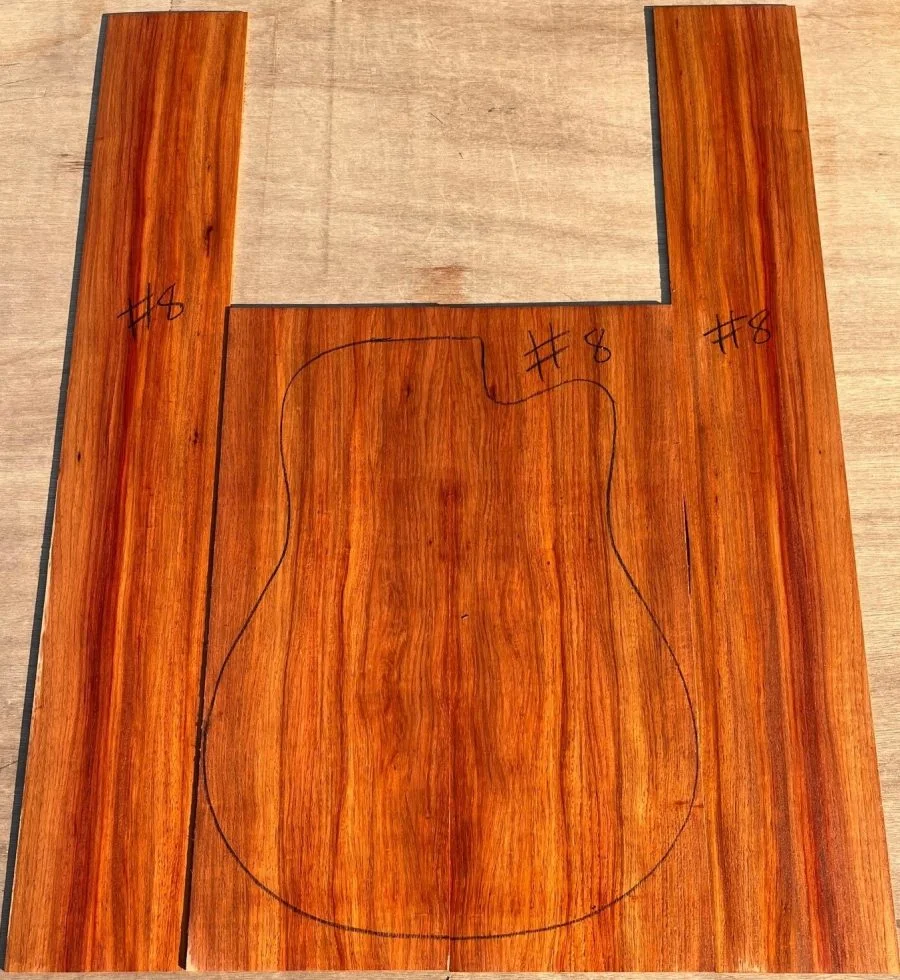 Instrument timber for acoustic guitar making
