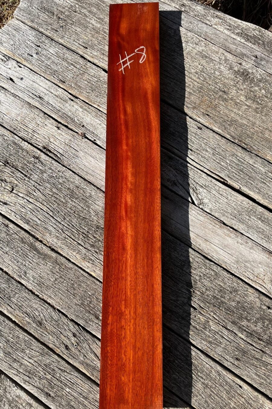Acoustic or electric guitar neck timber