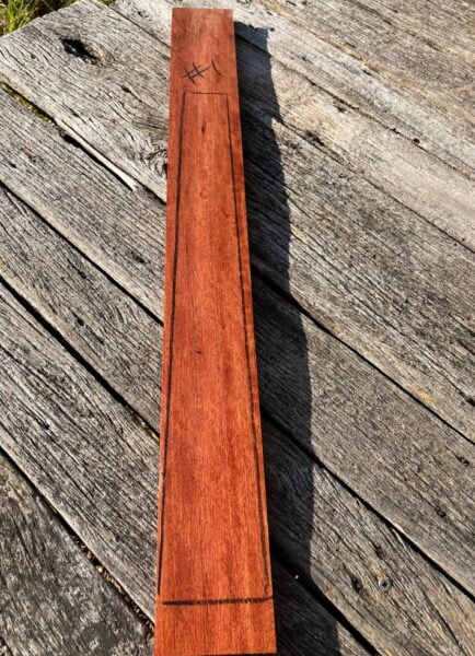 Quilted Rose Gum Fretboard