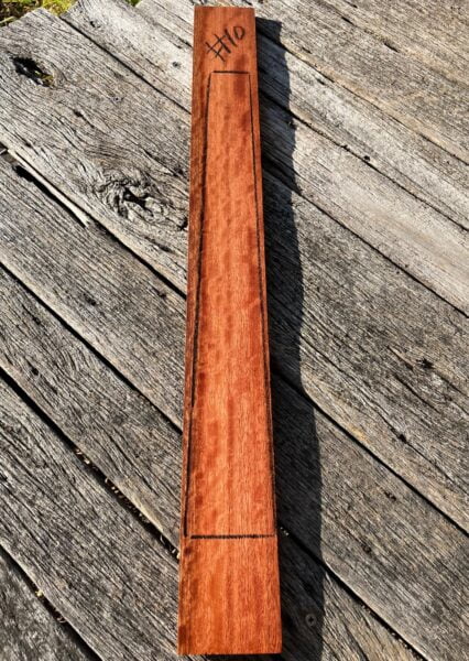 Quilted Rose Gum Fretboard