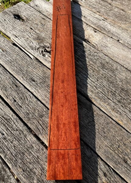 Quilted Rose Gum Fretboard
