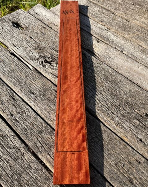 Quilted Rose Gum Fretboard
