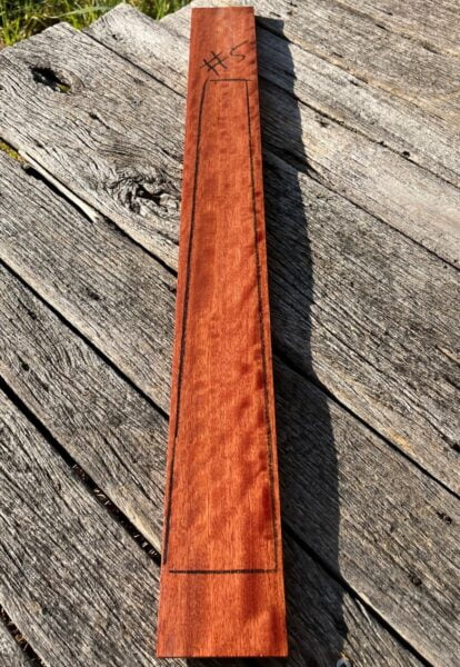 Quilted Rose Gum Fretboard