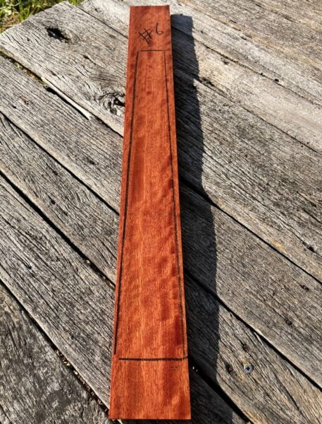 Quilted Rose Gum Fretboard