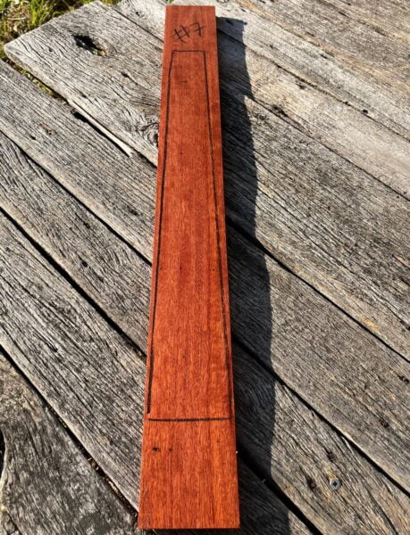 Quilted Rose Gum Fretboard