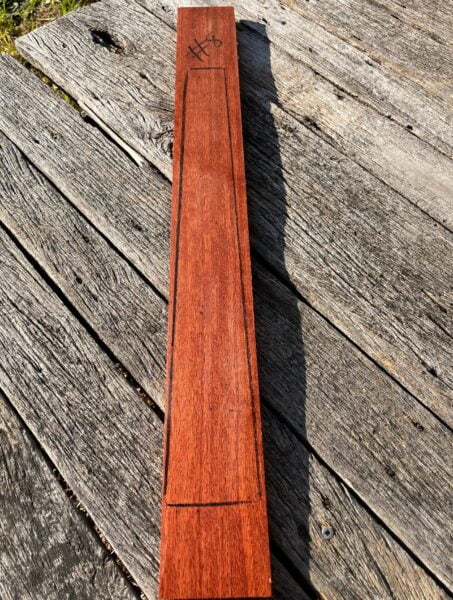 Quilted Rose Gum Fretboard