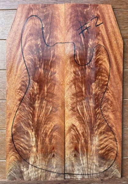 Queensland Maple Electric Guitar TOP