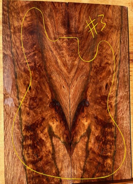 River Oak Electric Guitar Top