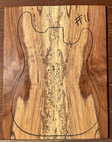 Spalted Tamarind Top