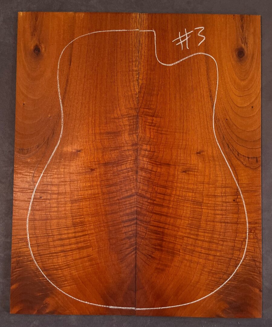 Fiddleback Red Cedar Acoustic Guitar Soundboard