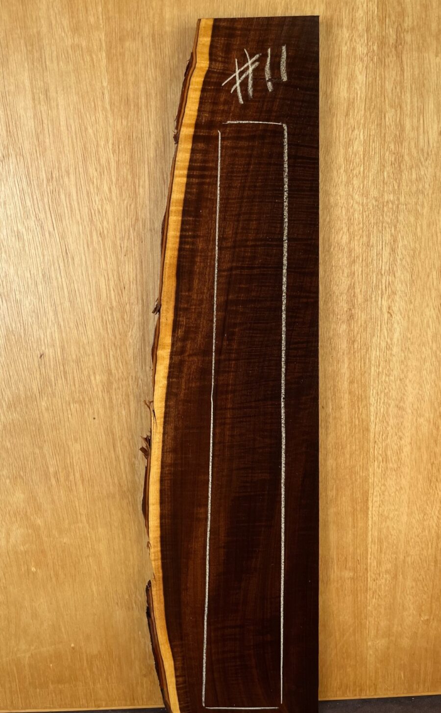 Ringed Gidgee Guitar Fingerboard