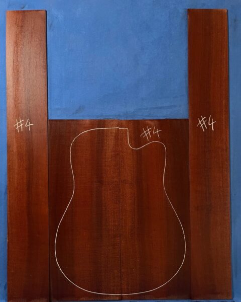 Beefwood Acoustic Guitar Back and Sides