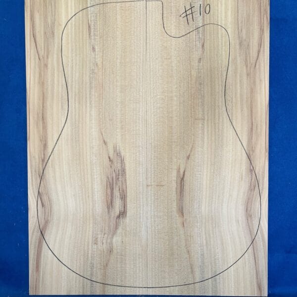 Acoustic Guitar Soundboard in Bunya Pine