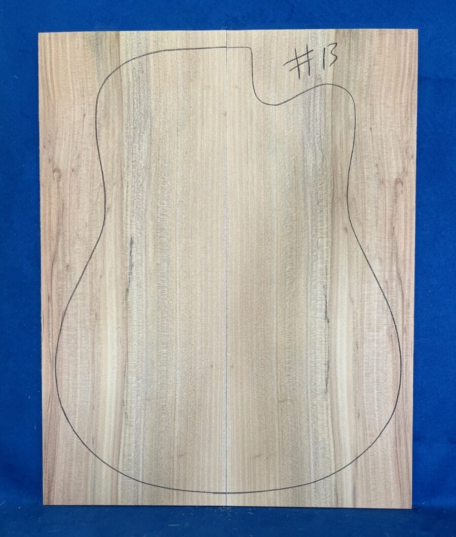 Acoustic Guitar Soundboard in Bunya Pine