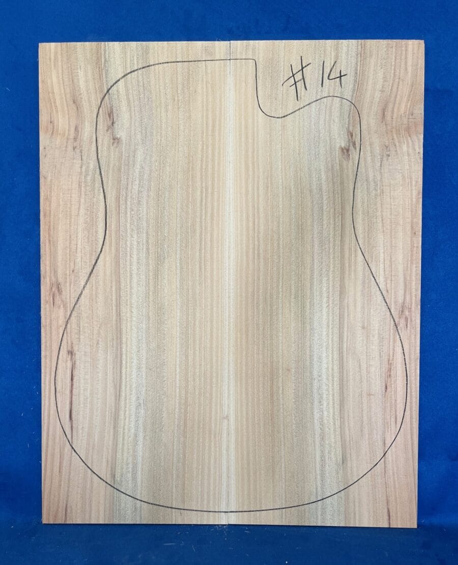 Acoustic Guitar Soundboard in Bunya Pine