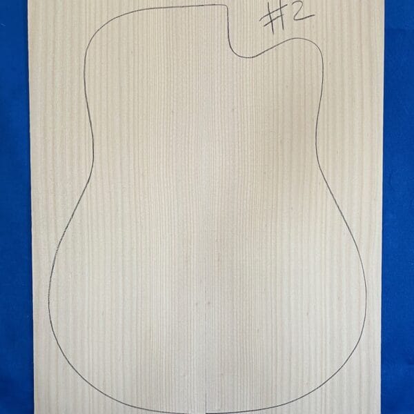 Acoustic Guitar Soundboard in Bunya Pine