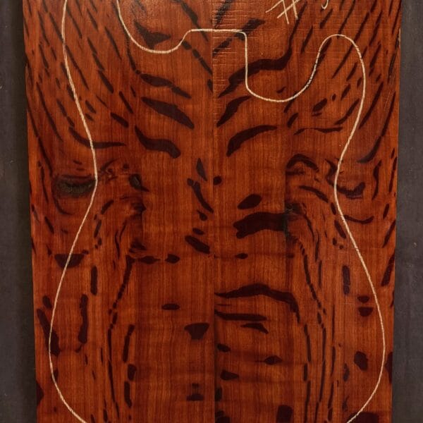 Flame Sheoak Electric Guitar TOP