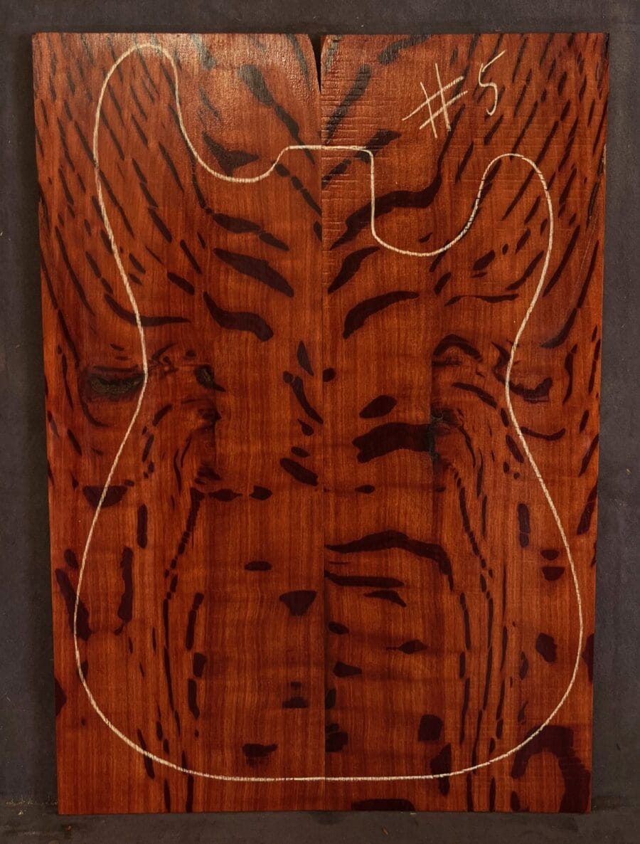 Flame Sheoak Electric Guitar TOP