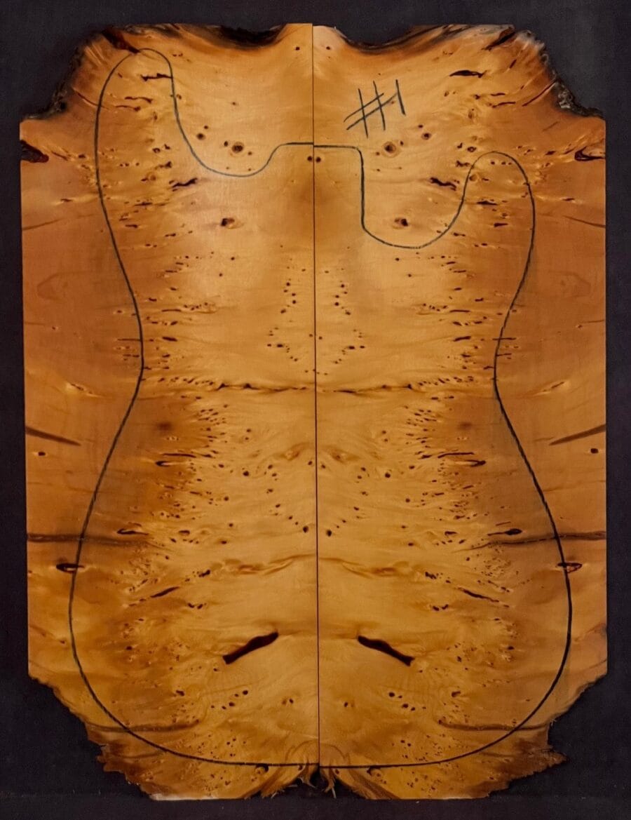 Huon Pine Electric Guitar TOP