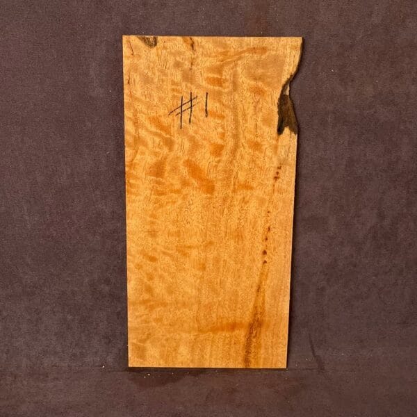 Blackbutt Burl Guitar Headstock Veneer