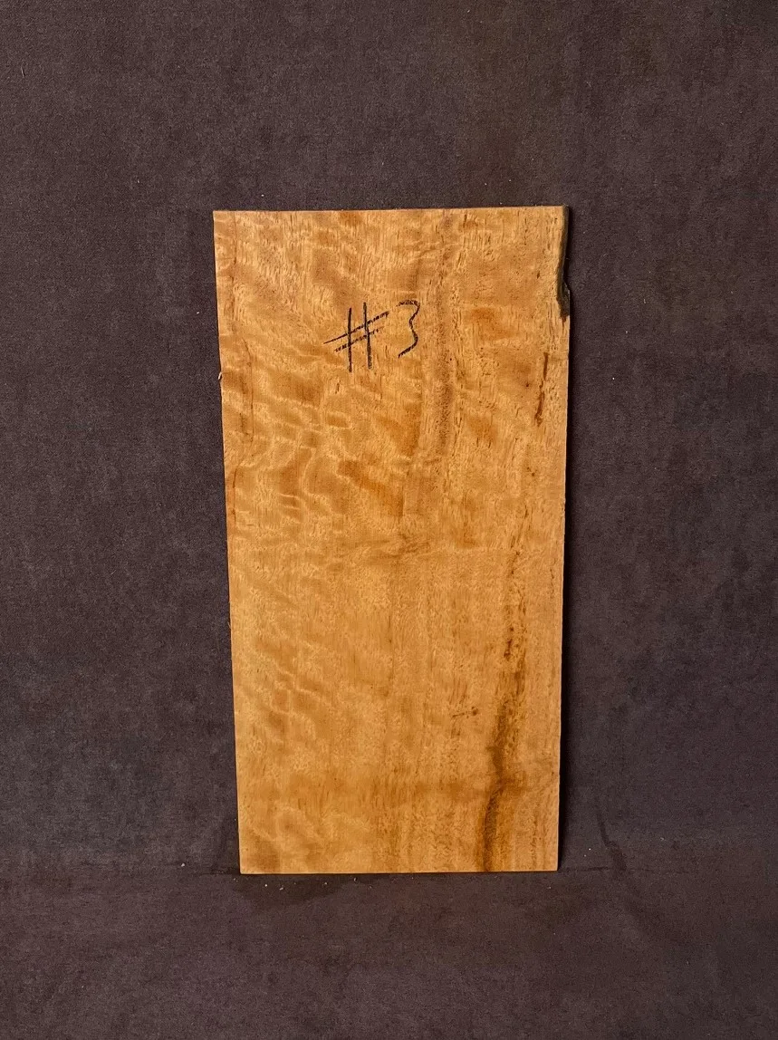 Blackbutt Burl Guitar Headstock Veneer