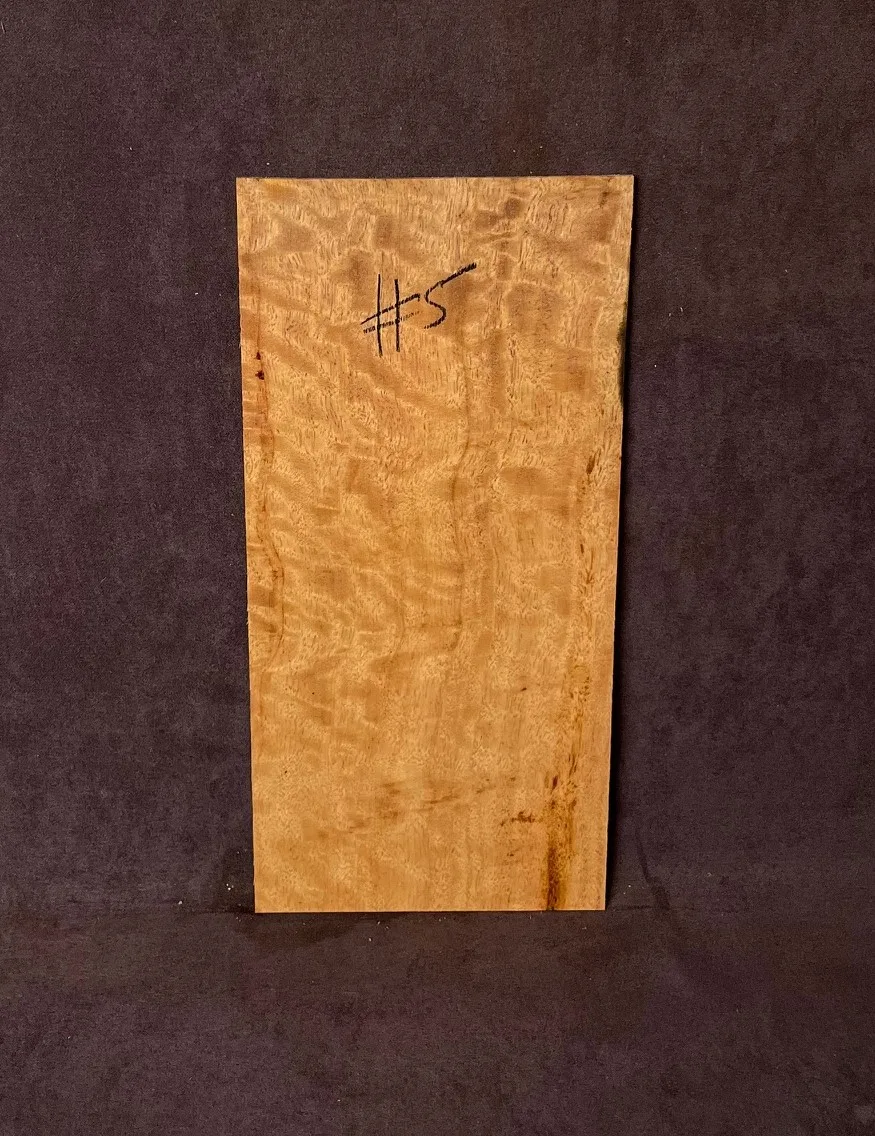 Blackbutt Burl Guitar Headstock Veneer