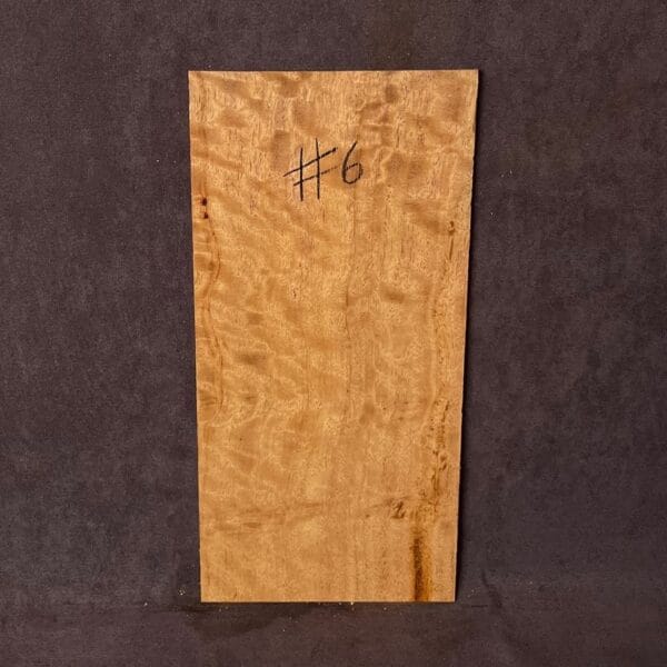 Blackbutt Burl Guitar Headstock Veneer