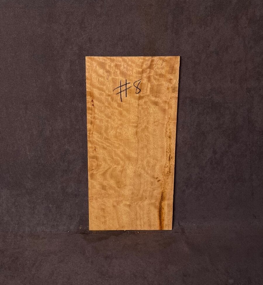 Blackbutt Burl Guitar Headstock Veneer