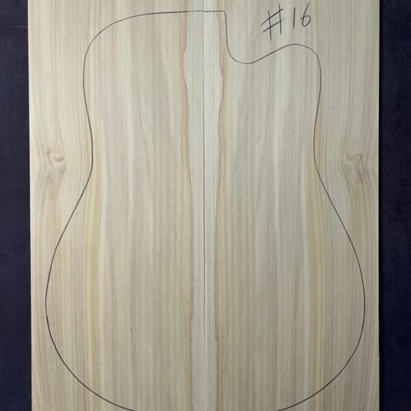 Bunya Pine Acoustic Guitar Soundboard