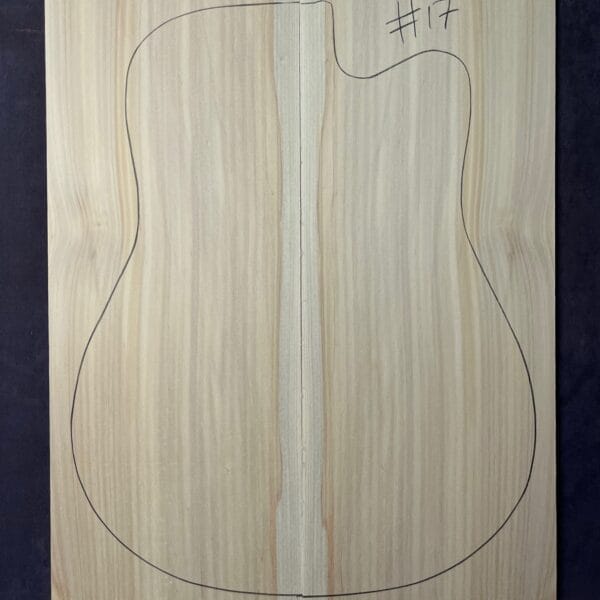 Bunya Pine Acoustic Guitar Soundboard