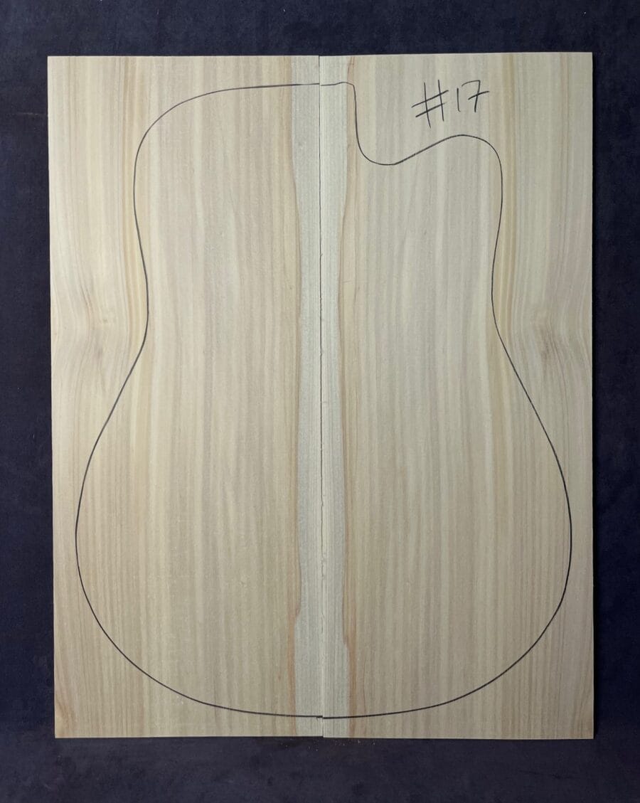 Bunya Pine Acoustic Guitar Soundboard